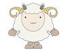 Sheep ｜ New Year ｜ New Year's card --Free illustration ｜ People / seasons / events