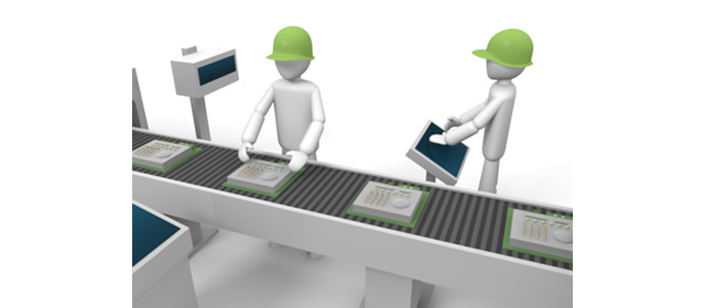 工場｜ベルトコンベア - 生産/イラスト/インダストリー/写真/イメージ/フォト/フリー素材