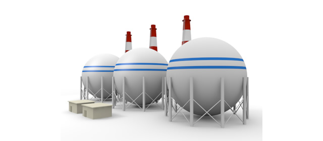 タンク/ガス/小屋 - 生産/イラスト/インダストリー/写真/イメージ/フォト/フリー素材
