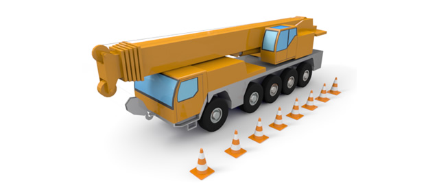 建築業/工業/カラーコーン - 生産/イラスト/インダストリー/写真/イメージ/フォト/フリー素材