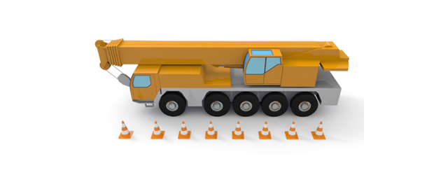 クロ－ラクレ－ン/吊り上げ/建築 - 生産/イラスト/インダストリー/写真/イメージ/フォト/フリー素材