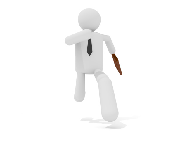 頑張る / 遅刻しそうな - ワーキングイメージ/写真/無料/イラスト/フォト/フリーダウンロード