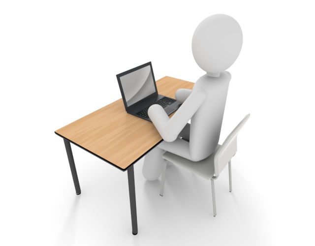 経理担当 / 調べる - ワーキングイメージ/写真/無料/イラスト/フォト/フリーダウンロード