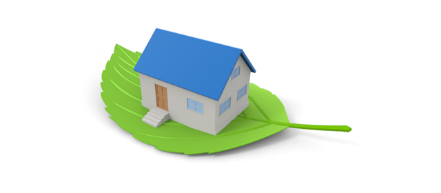 家｜葉っぱ | 住宅 | 環境・自然・エネルギー・災害 - エネルギー / 地球 / 自然 / 環境 / 写真 / イラスト / フリー素材 / ダウンロード