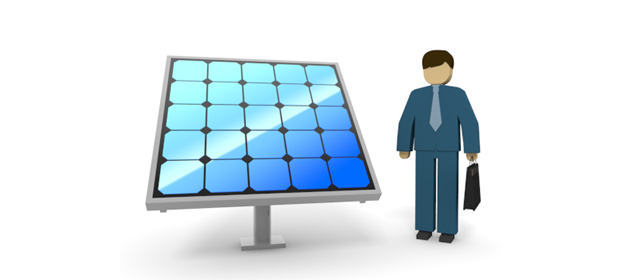 太陽光発電｜パネル｜営業マン | 環境・自然・エネルギー・災害 - エネルギー / 地球 / 自然 / 環境 / 写真 / イラスト / フリー素材 / ダウンロード