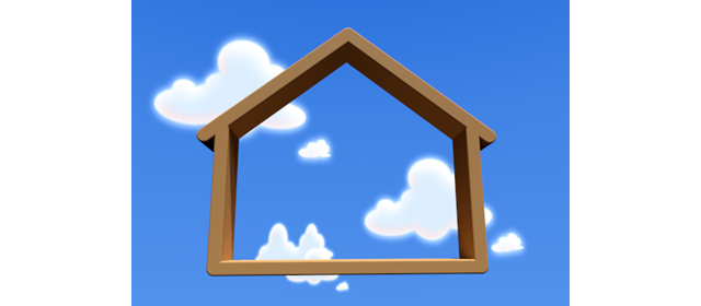 空｜雲｜住まい | 環境・自然・エネルギー・災害素材 - エネルギー / 地球 / 自然 / 環境 / 写真 / イラスト / フリー素材 / ダウンロード