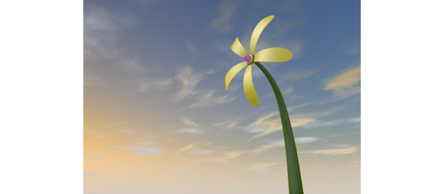 風力発電｜花びら型 | 環境 | 自然 | エネルギー | 災害 - エネルギー / 地球 / 自然 / 環境 / 写真 / イラスト / フリー素材 / ダウンロード