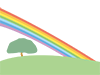Rainbow ｜ Nature ｜ Trees --Free Illustrations ｜ People / Seasons / Events