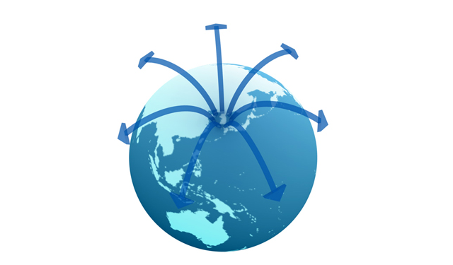 躍進 / 地球 / イラスト素材/無料で使える/ビジネスシーン/経営 - イラスト/写真/フリー素材/クリップアート/フォト/商用使用OK