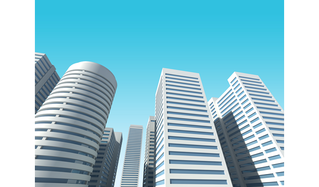 ビル群 / 建物 / イラスト素材/無料で使える/ビジネスシーン/経営 - イラスト/写真/フリー素材/クリップアート/フォト/商用使用OK