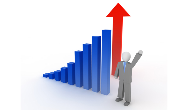 サラリーマン / 成績アップ / イラスト素材/無料で使える/ビジネスシーン/経営 - イラスト/写真/フリー素材/クリップアート/フォト/商用使用OK