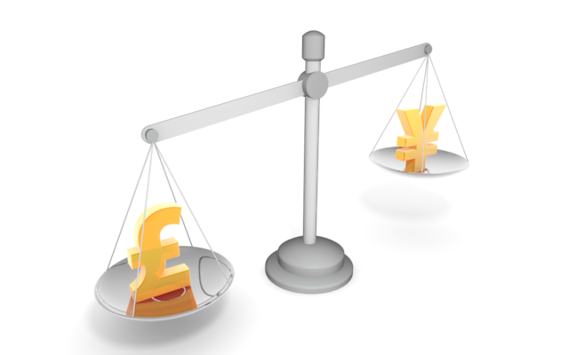 円為替相場 / £ / イラスト素材/無料で使える/ビジネスシーン/経営 - イラスト/写真/フリー素材/クリップアート/フォト/商用使用OK