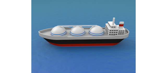 液化天然ガス/低温断熱タンク/産業 - 生産/イラスト/インダストリー/写真/イメージ/フォト/フリー素材