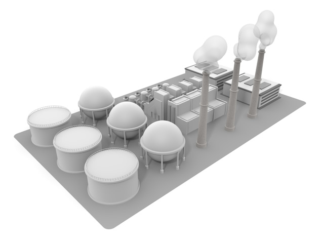 原子炉 - 生産/イラスト/インダストリー/写真/イメージ/フォト/フリー素材