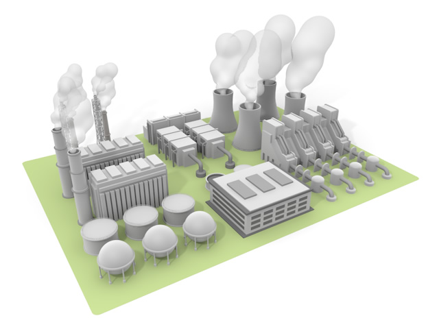 原子炉 - 生産/イラスト/インダストリー/写真/イメージ/フォト/フリー素材