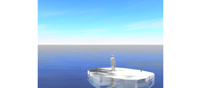 北極ペンギン｜温暖化  | 環境・自然・エネルギー・災害 - エネルギー / 地球 / 自然 / 環境 / 写真 / イラスト / フリー素材 / ダウンロード