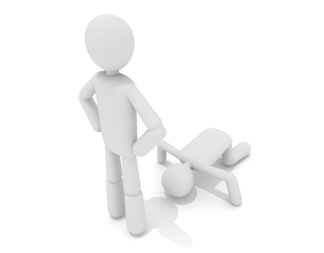 頭を下げる / 許しを請う - ワーキングイメージ/写真/無料/イラスト/フォト/フリーダウンロード