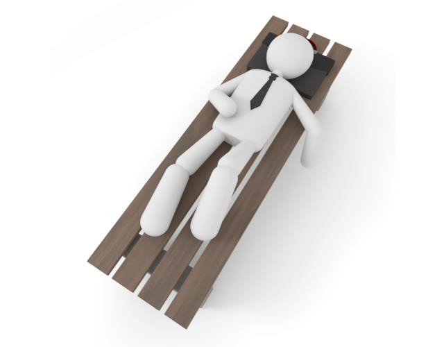 さぼる / 無職 - ワーキングイメージ/写真/無料/イラスト/フォト/フリーダウンロード