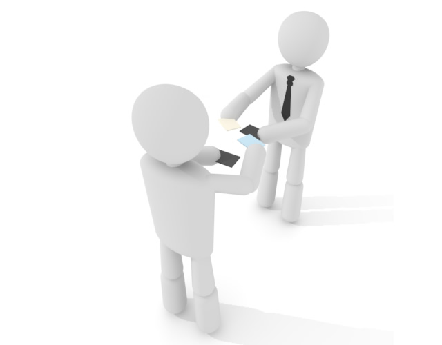 よろしくお願いします / ネクタイ - ワーキングイメージ/写真/無料/イラスト/フォト/フリーダウンロード