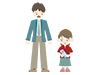 Daddy ｜ Girl ｜ Gifts-Free Illustrations ｜ People / Seasons / Events
