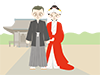 Wedding ｜ Japanese style --Free illustration ｜ People / seasons / events
