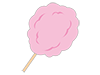 Cotton Candy ｜ Festivals-Free Illustrations ｜ People / Seasons / Events