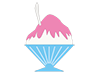 Shaved Ice ｜ Strawberries ｜ Festivals-Free Illustrations ｜ People / Seasons / Events