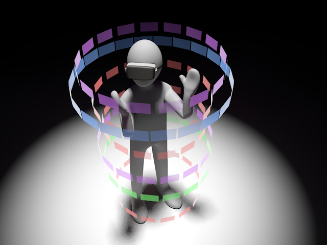 VR | 情報操作 | 未来感 - テクノロジー / 技術開発 / 写真 / 3D / 科学 / イラスト / フォト / 無料 / 機械