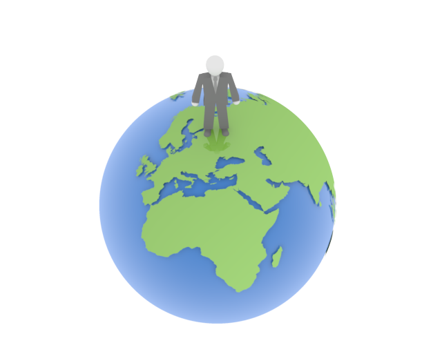 地球 / グローバル展開 / イラスト素材/無料で使える/ビジネスシーン/経営 - イラスト/写真/フリー素材/クリップアート/フォト/商用使用OK