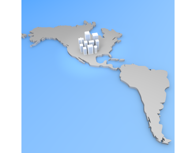 海外展開 / アメリカ大陸 / イラスト素材/無料で使える/ビジネスシーン/経営 - イラスト/写真/フリー素材/クリップアート/フォト/商用使用OK