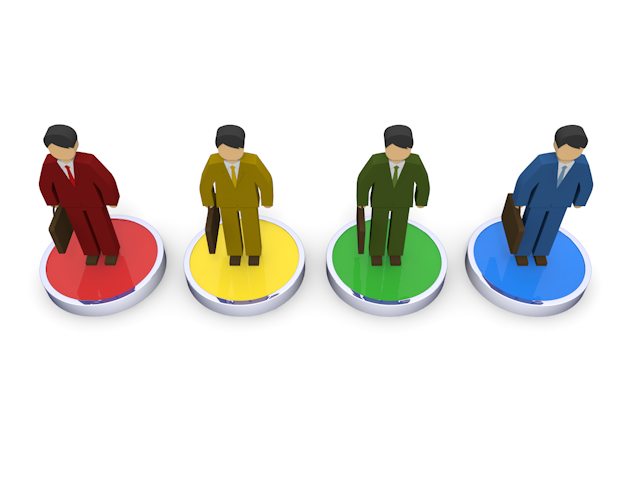 競わせる / イラスト素材/無料で使える/ビジネスシーン/経営 - イラスト/写真/フリー素材/クリップアート/フォト/商用使用OK