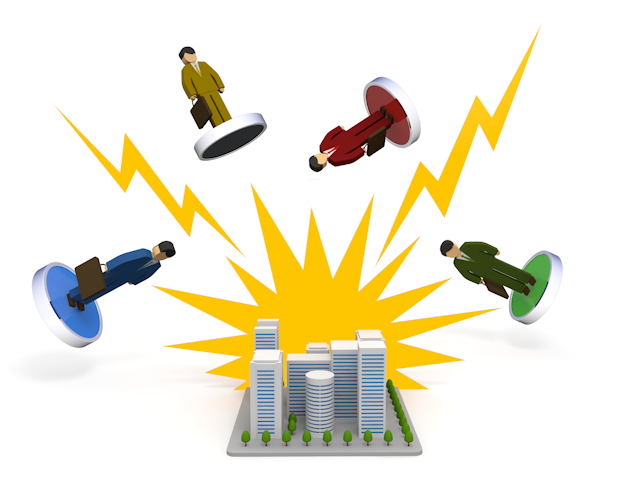 会社をやめる / イラスト素材/無料で使える/ビジネスシーン/経営 - イラスト/写真/フリー素材/クリップアート/フォト/商用使用OK