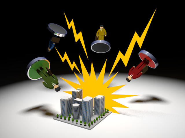 びっくりする / イラスト素材/無料で使える/ビジネスシーン/経営 - イラスト/写真/フリー素材/クリップアート/フォト/商用使用OK