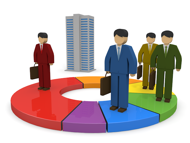 トップの営業マン / イラスト素材/無料で使える/ビジネスシーン/経営 - イラスト/写真/フリー素材/クリップアート/フォト/商用使用OK