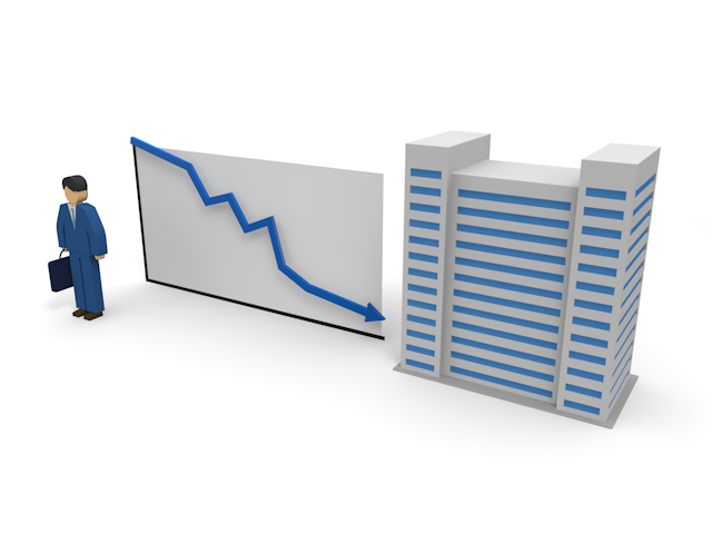 苦しい状態 / イラスト素材/無料で使える/ビジネスシーン/経営 - イラスト/写真/フリー素材/クリップアート/フォト/商用使用OK