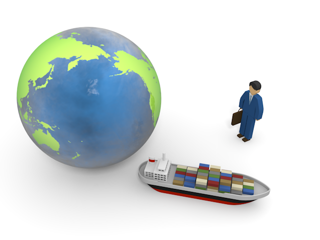 大型船 / イラスト素材/無料で使える/ビジネスシーン/経営 - イラスト/写真/フリー素材/クリップアート/フォト/商用使用OK