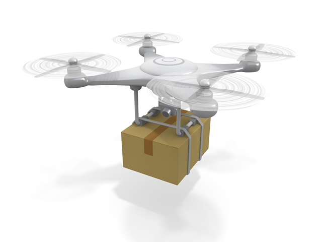 ドローン / 荷物 - テクノロジー / 技術開発 / 写真 / 3D / 科学 / イラスト / フォト / 無料 / 機械