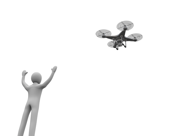 ドローン / 無人飛行 - テクノロジー / 技術開発 / 写真 / 3D / 科学 / イラスト / フォト / 無料 / 機械