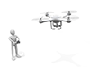 ドローン / 飛ばす - テクノロジー｜イラスト｜フリー素材