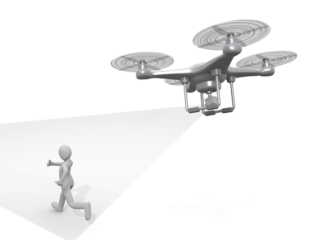 監視/追う / ドローン - テクノロジー / 技術開発 / 写真 / 3D / 科学 / イラスト / フォト / 無料 / 機械
