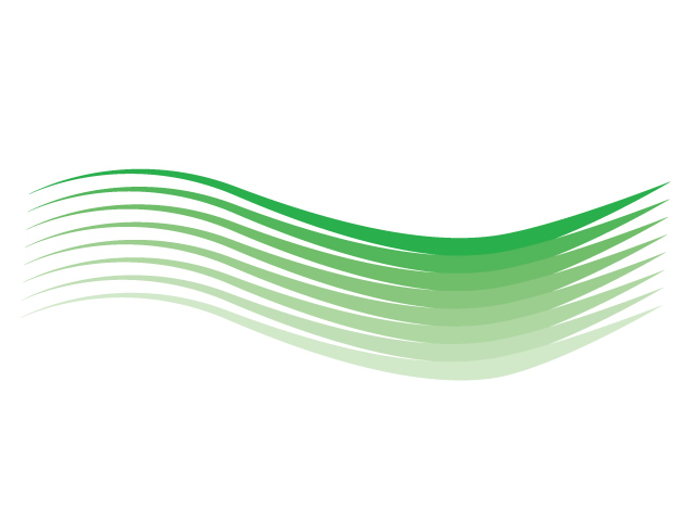 波 | 緑 | グラデーション | 環境 | 自然 | エネルギー | 災害 - 汚染/工場/環境/地球/自然/きれい/イラスト/無料/クリップアート