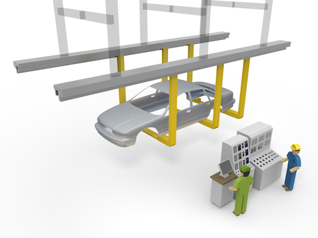 完全自動化 - 生産/イラスト/インダストリー/写真/イメージ/フォト/フリー素材