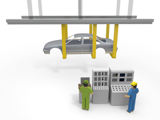 完全自動化 - 生産/イラスト/インダストリー/写真/イメージ/フォト/フリー素材