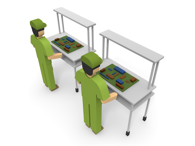 細かい作業 - 生産/イラスト/インダストリー/写真/イメージ/フォト/フリー素材