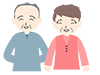 Smile ｜ Respect for the Aged Day ――Free Illustration ｜ People / Seasons / Events