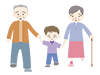 Respect for the Aged Day ｜ Visit ｜ Nursing Care Facility --Free Illustrations ｜ People / Seasons / Events