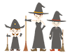 Halloween ｜ Witch ｜ Stage Clothes-Free Illustrations ｜ People / Seasons / Events