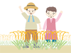 Farmers ｜ Rice ｜ Rice ――Free Illustrations ｜ People / Seasons / Events