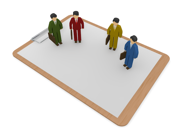 ビジネスプランを練る/会議/攻略 / 会社/イラスト/組織/無料/ビジネス/デザイン - イラスト/写真/フリー素材/クリップアート/フォト/商用使用OK