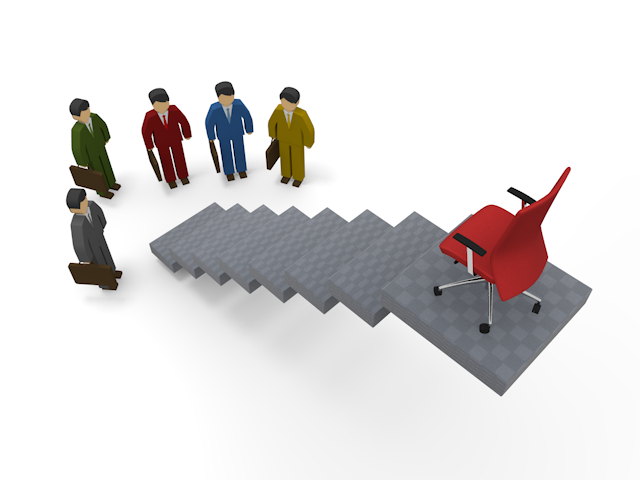 転職/成功/情報 / 出世 / 会社 / 給料 / イラスト / 退社 / フリー素材 / 仕事 / 女性 / 男性 - イラスト/写真/フリー素材/クリップアート/フォト/商用使用OK